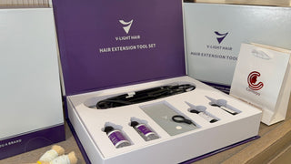V-LIGHT KIT HAIR EXTENSIONS TOLLS